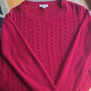 LOFT Women's Red Sweater